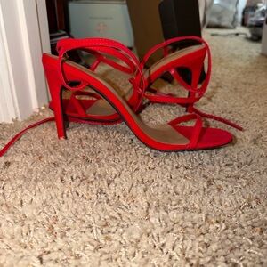 Fashion Nova Vibrant Red Heels